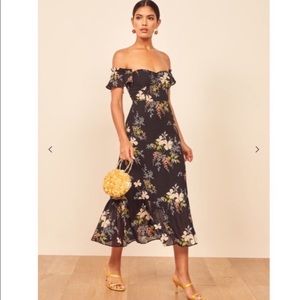 Reformation Butterfly Dress in Isabella